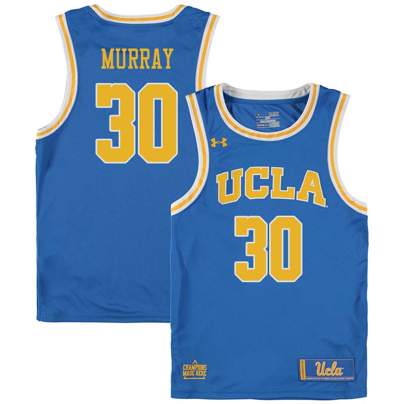 Men #30 Tracy Murray UCLA Bruins College Basketball Jerseys Sale-Blue